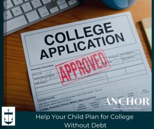 Approved college application with red stamp showing approval