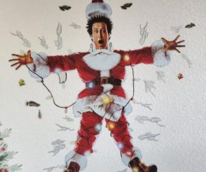Chevy Chase santa suit christmas light national lampoons christmas vacation